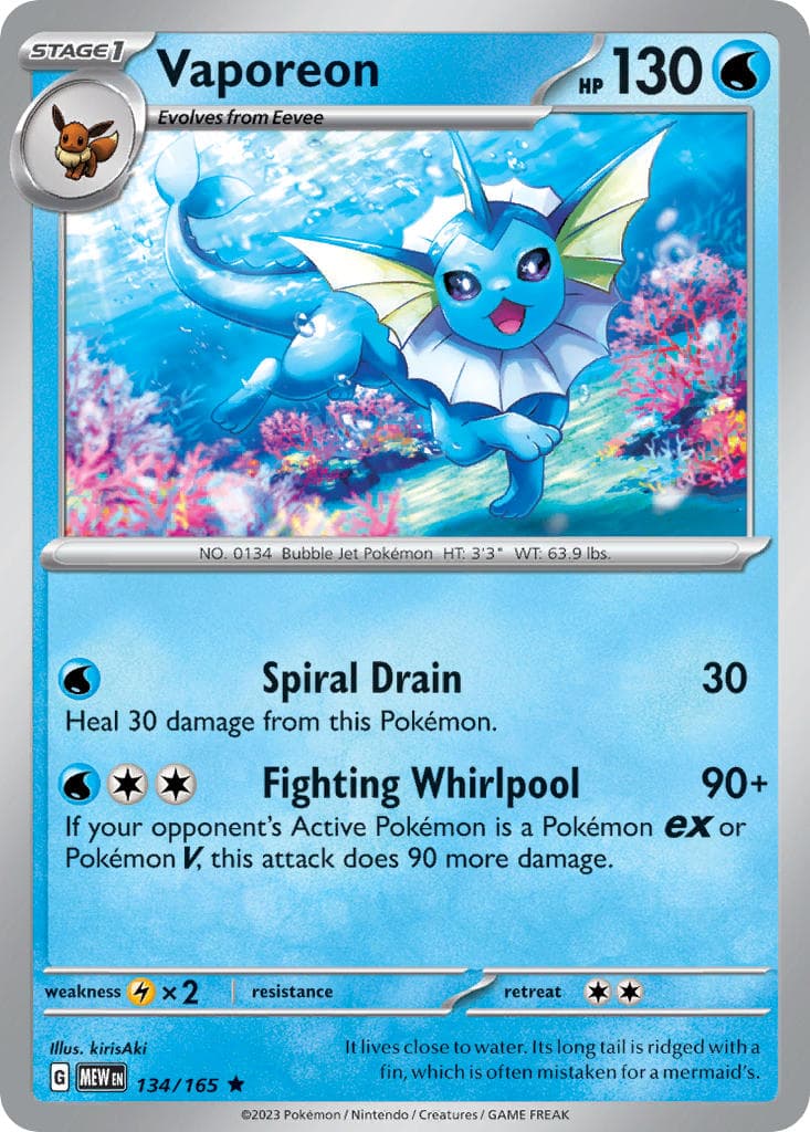 Vaporeon — 151