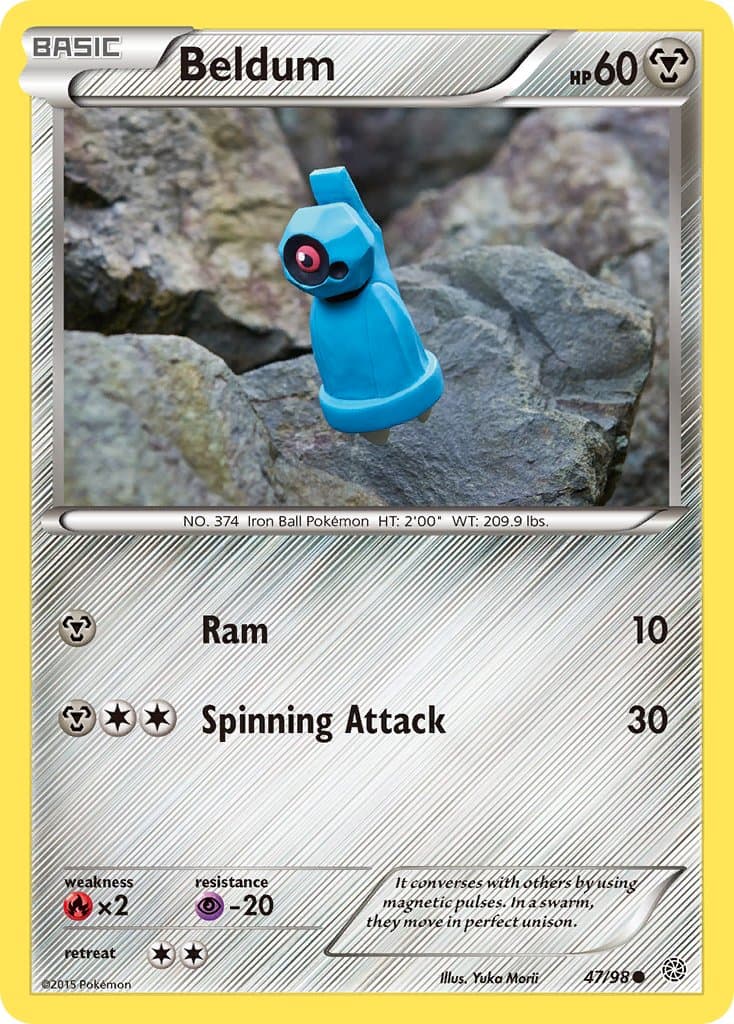 Beldum — Ancient Origins Pokémon card