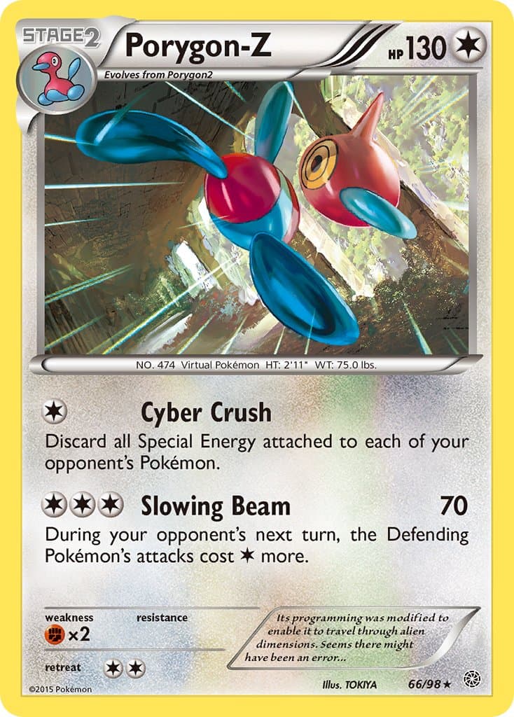 Porygon Z — Ancient Origins Pokémon card