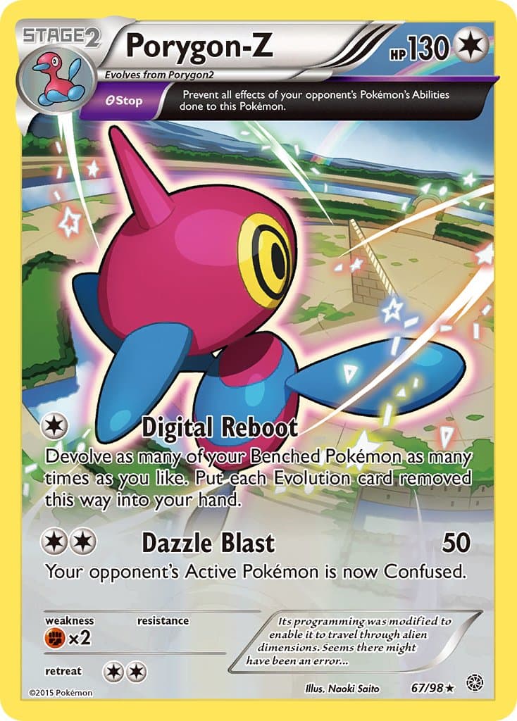 Porygon Z — Ancient Origins Pokémon card