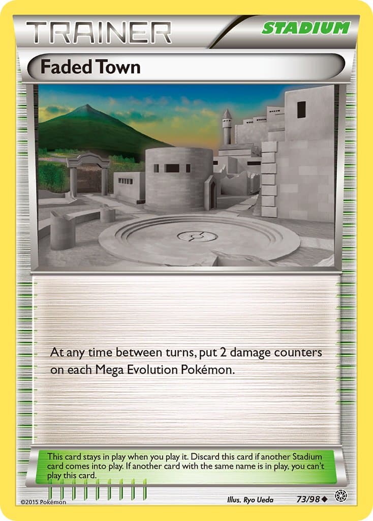 Faded Town — Ancient Origins Pokémon card