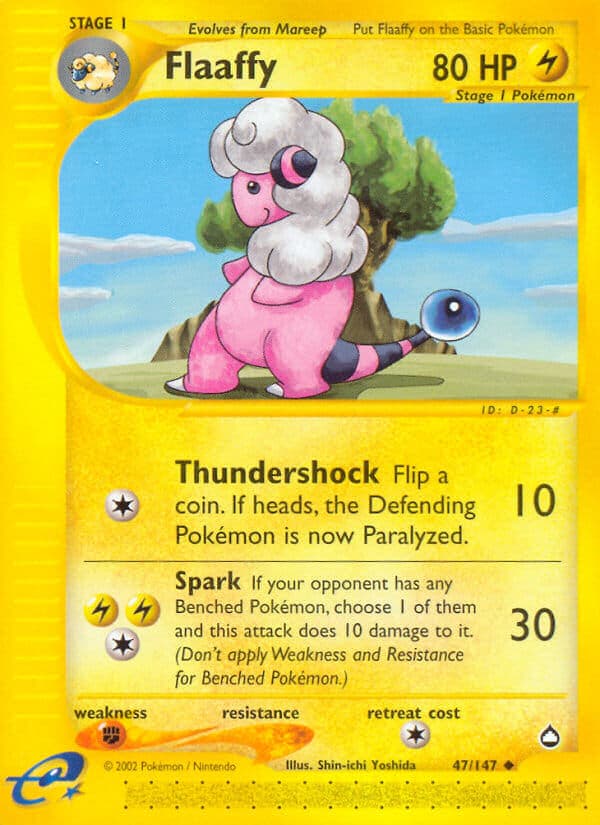 Flaaffy — Aquapolis Pokémon card
