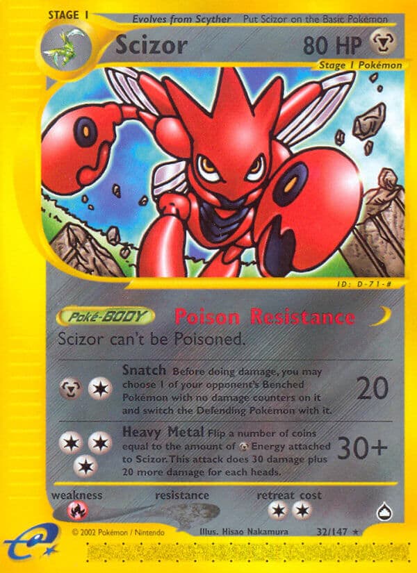 Scizor — Aquapolis