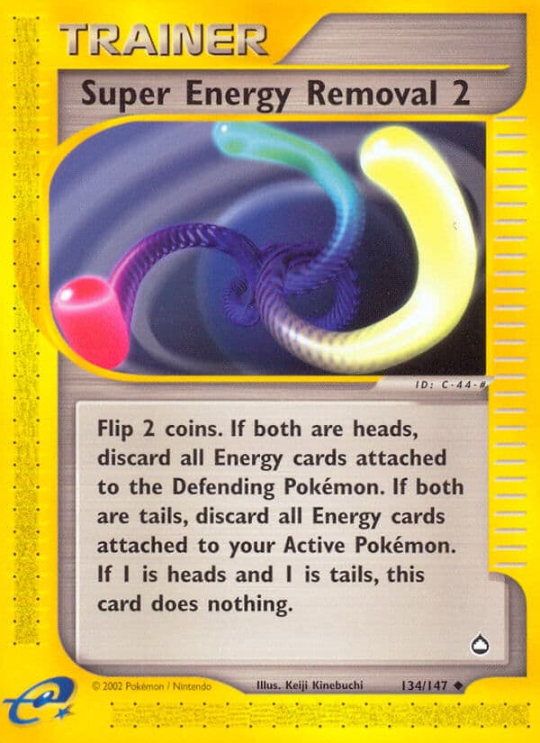 Super Energy Removal 2 — Aquapolis Pokémon card