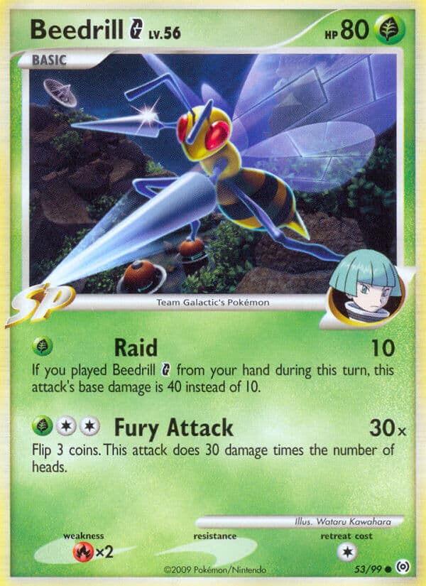 Beedrill G — Arceus Pokémon card