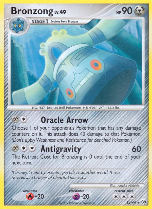 Bronzong — Arceus Pokémon card