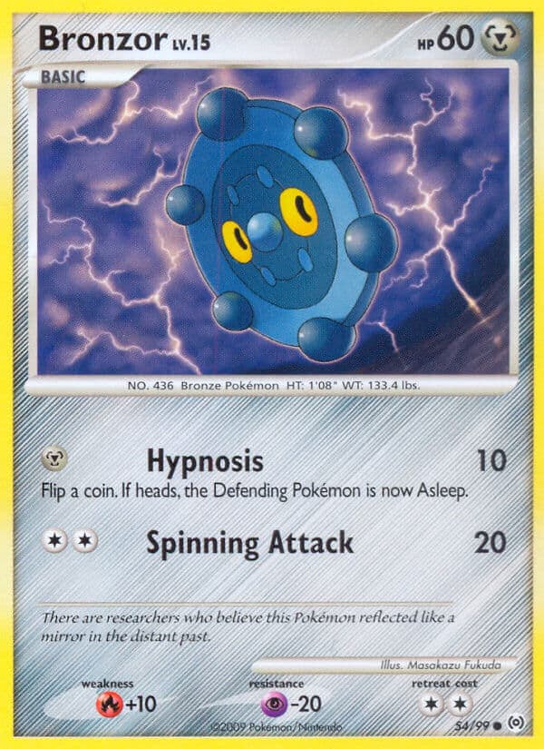 Bronzor — Arceus Pokémon card