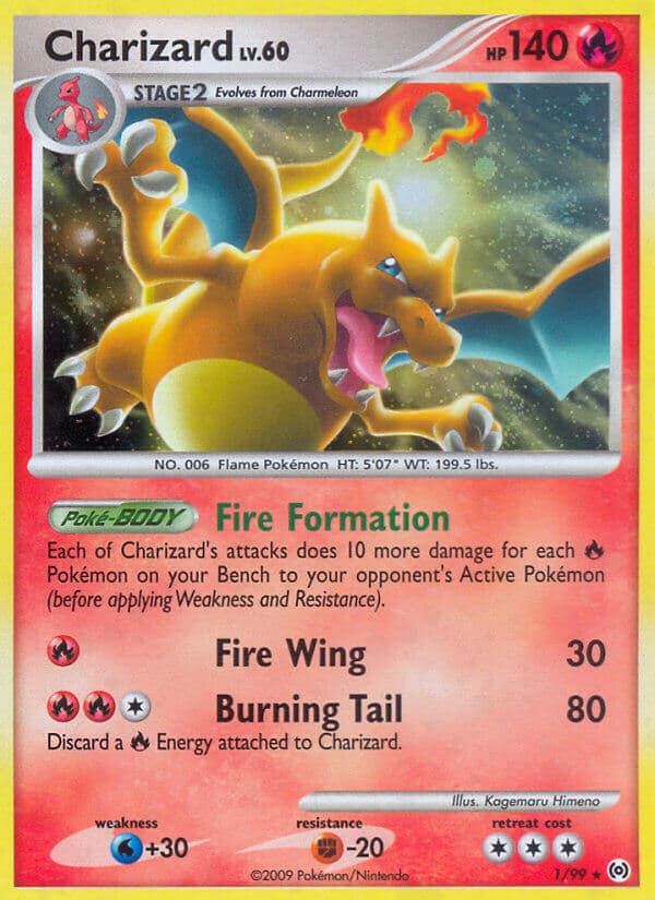 Charizard — Arceus Pokémon card