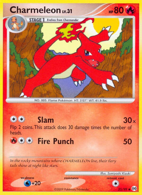 Charmeleon — Arceus Pokémon card