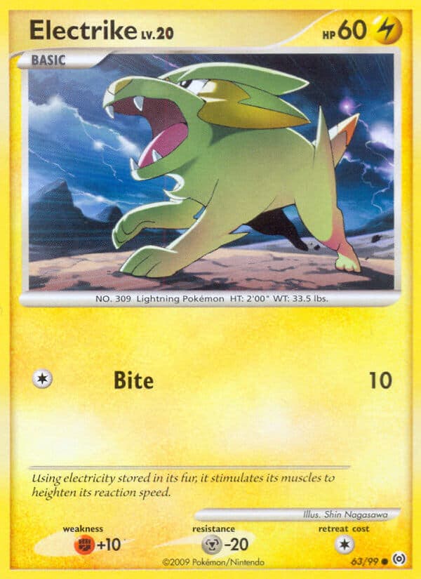 Electrike — Arceus Pokémon card