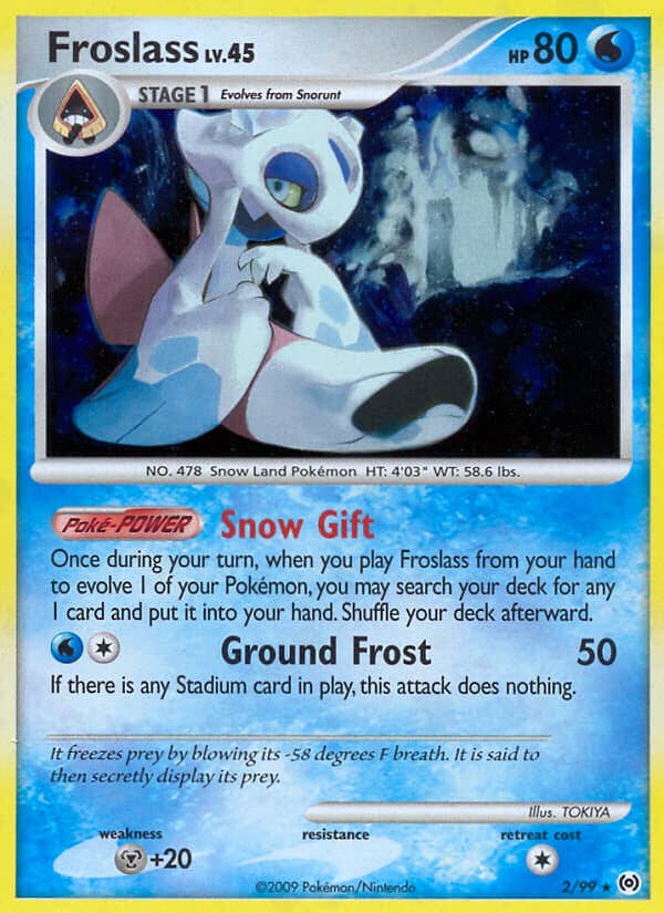 Froslass — Arceus Pokémon card
