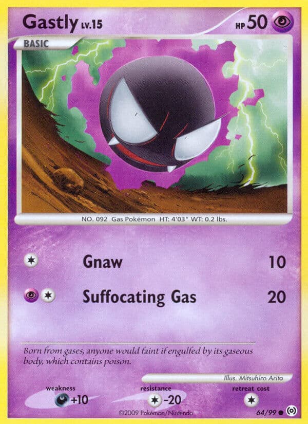 Gastly — Arceus Pokémon card
