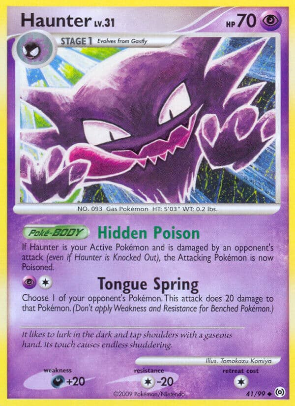 Haunter — Arceus Pokémon card