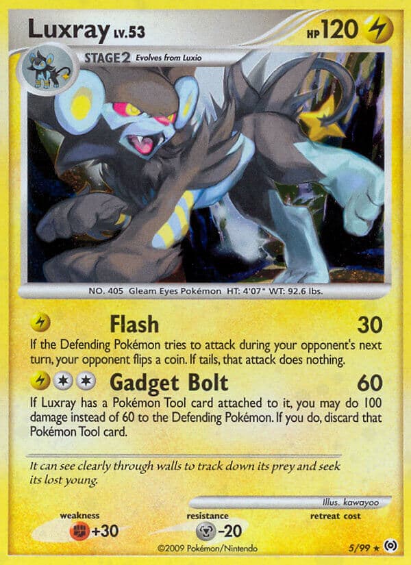 Luxray — Arceus Pokémon card