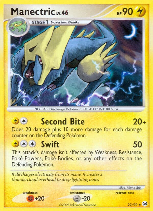 Manectric — Arceus Pokémon card