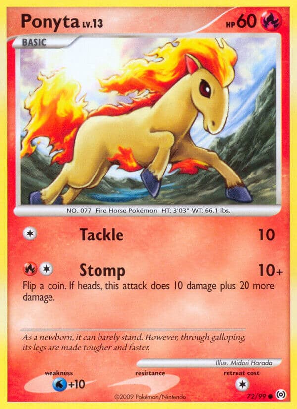 Ponyta — Arceus Pokémon card