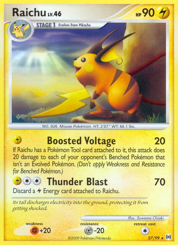Raichu — Arceus Pokémon card