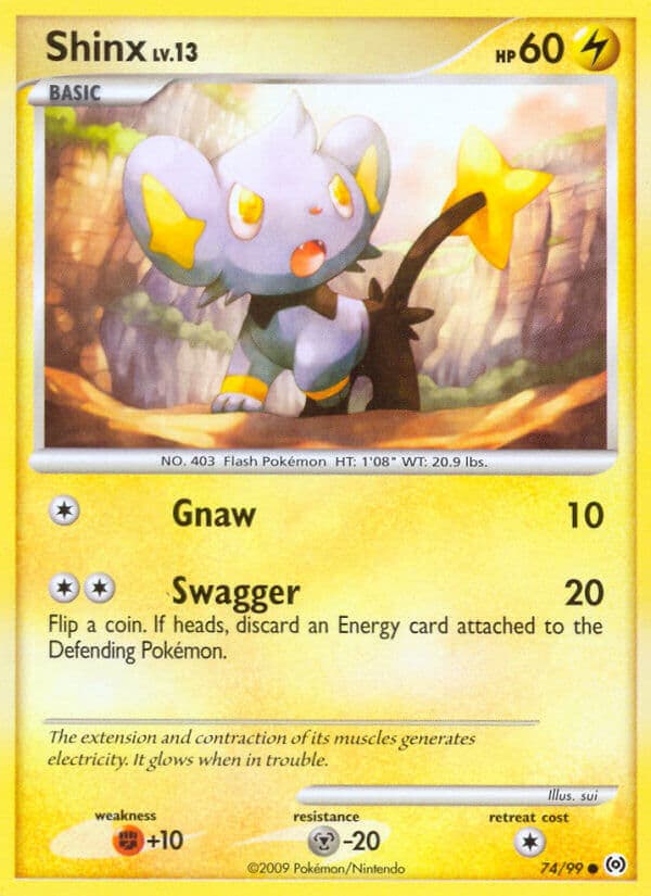 Shinx — Arceus Pokémon card