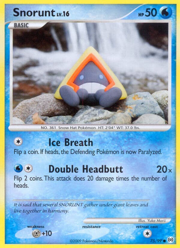 Snorunt — Arceus Pokémon card