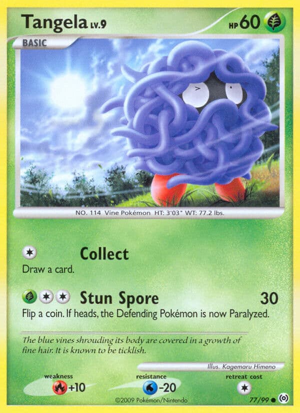 Tangela — Arceus Pokémon card