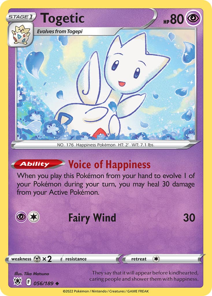 Togetic — Astral Radiance Pokémon card