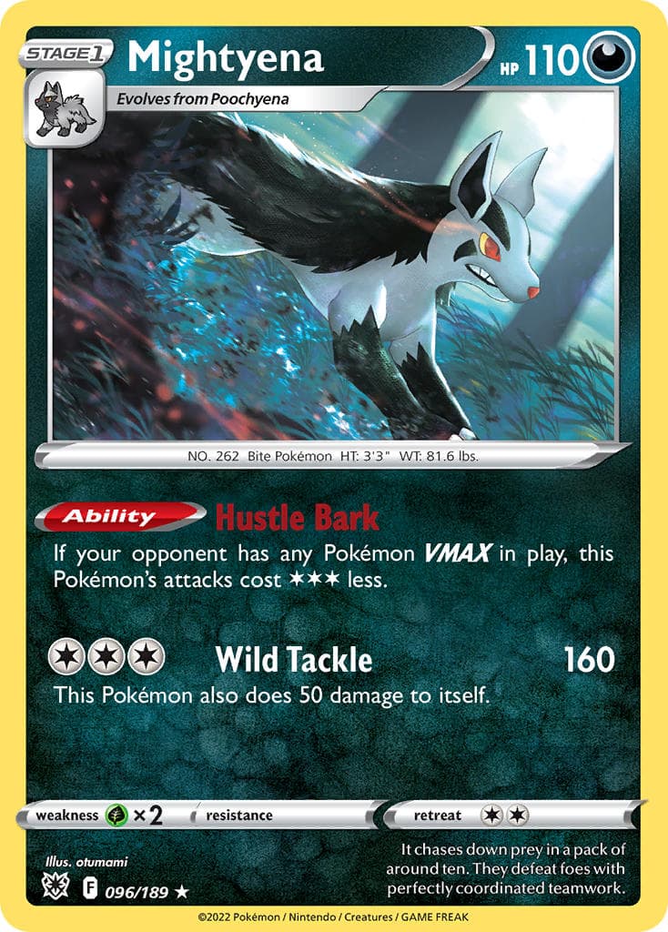 Mightyena — Astral Radiance Pokémon card