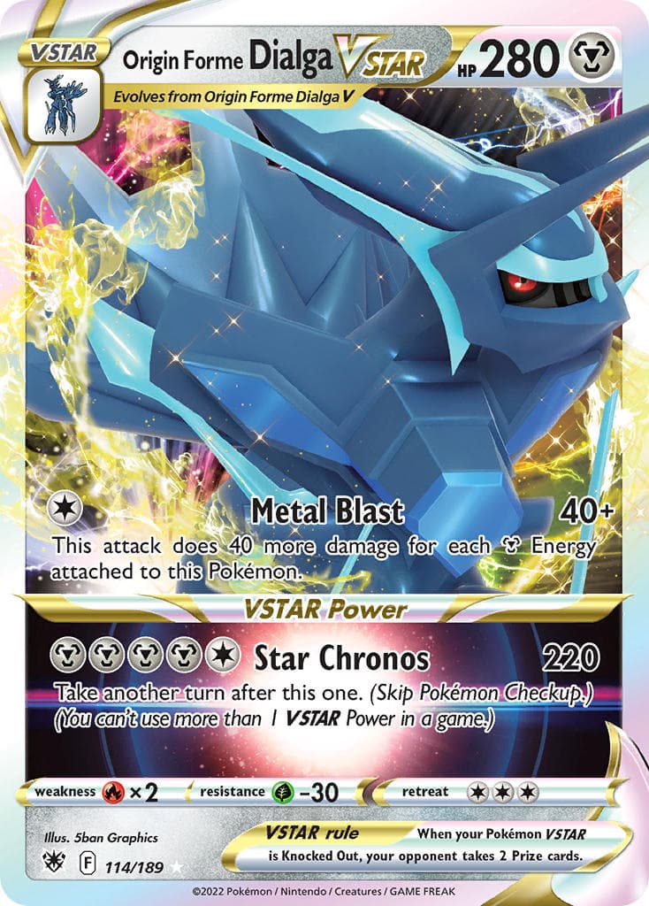 Origin Forme Dialga Vstar — Astral Radiance