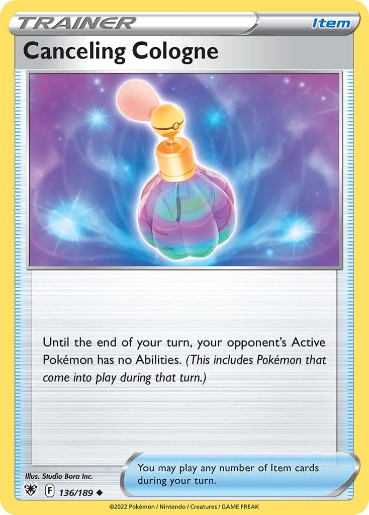 Canceling Cologne — Astral Radiance Pokémon card
