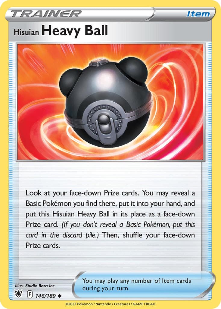 Hisuian Heavy Ball — Astral Radiance Pokémon card