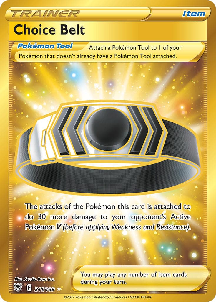 Choice Belt — Astral Radiance Pokémon card