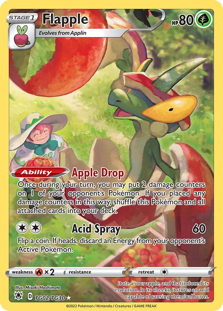 Flapple — Astral Radiance Pokémon card