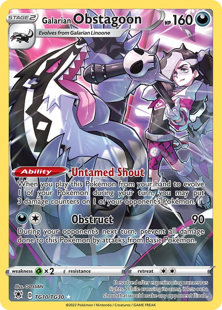 Galarian Obstagoon — Astral Radiance