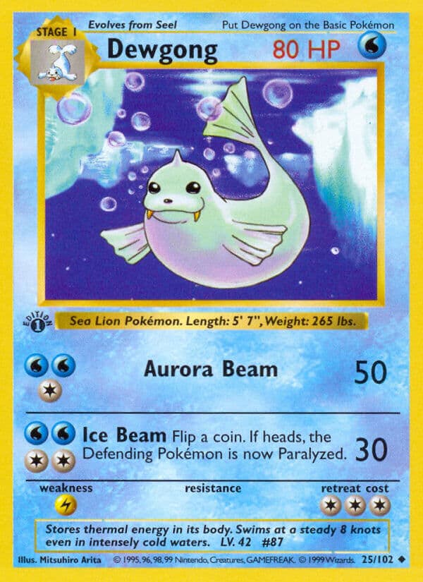 Dewgong — Base Set