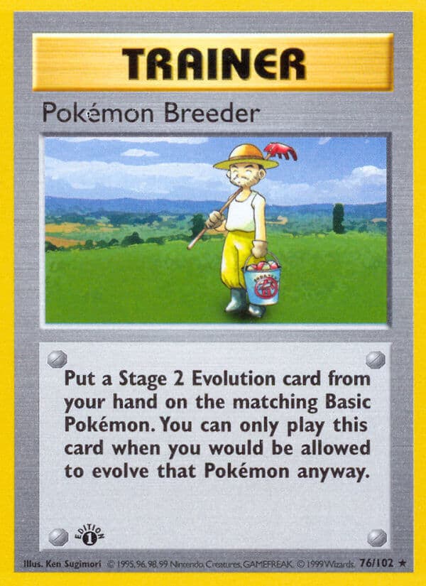 Pokemon Breeder — Base Set