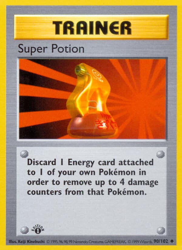 Super Potion — Base Set Pokémon card