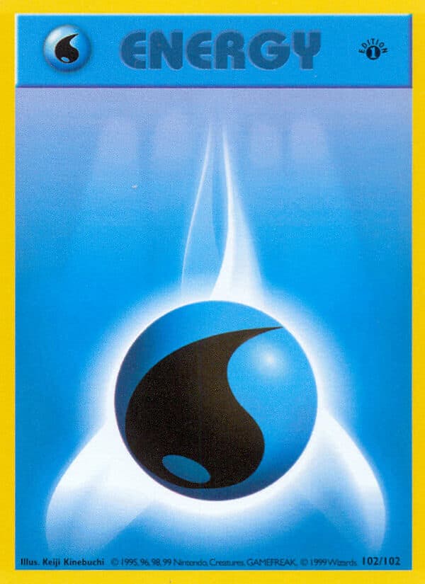 Water Energy — Base Set Pokémon card