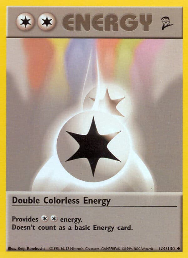 Double Colorless Energy — Base Set 2 Pokémon card
