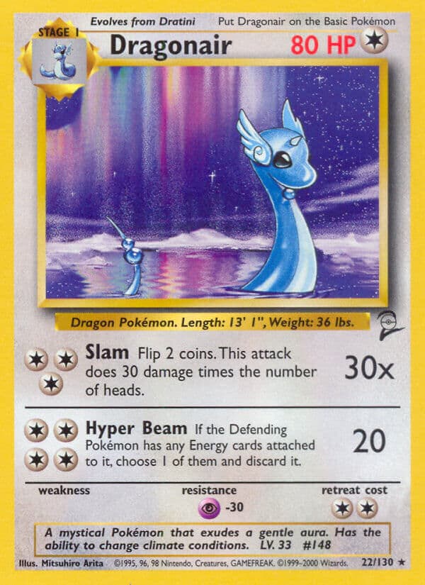 Dragonair — Base Set 2 Pokémon card