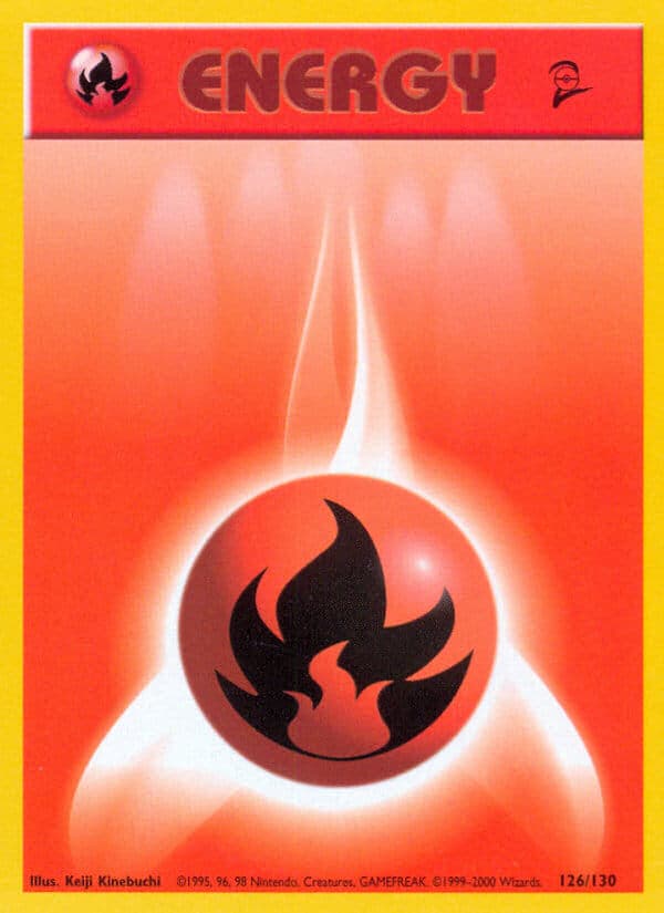 Fire Energy — Base Set 2 Pokémon card