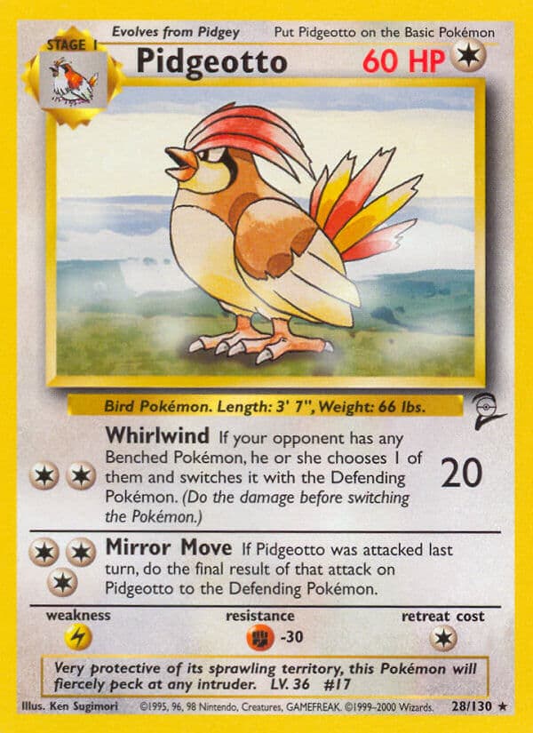 Pidgeotto — Base Set 2