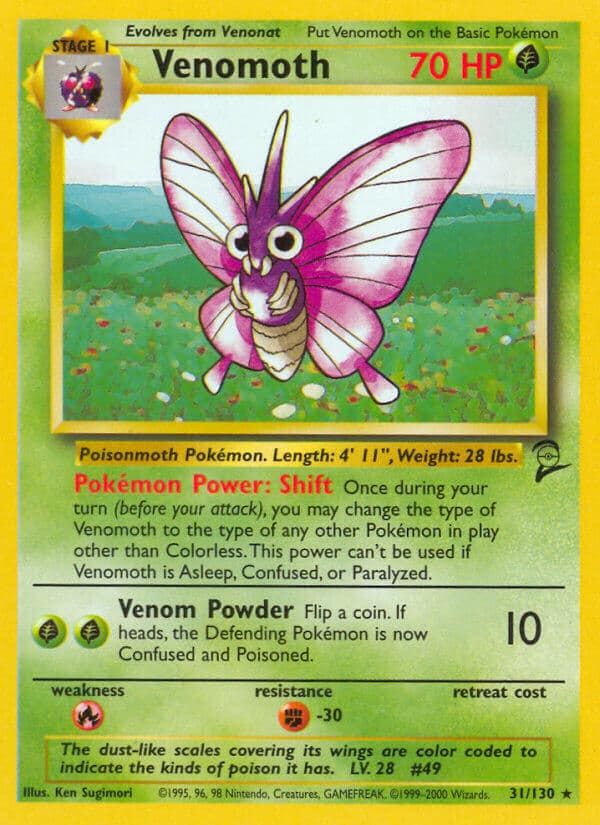Venomoth — Base Set 2