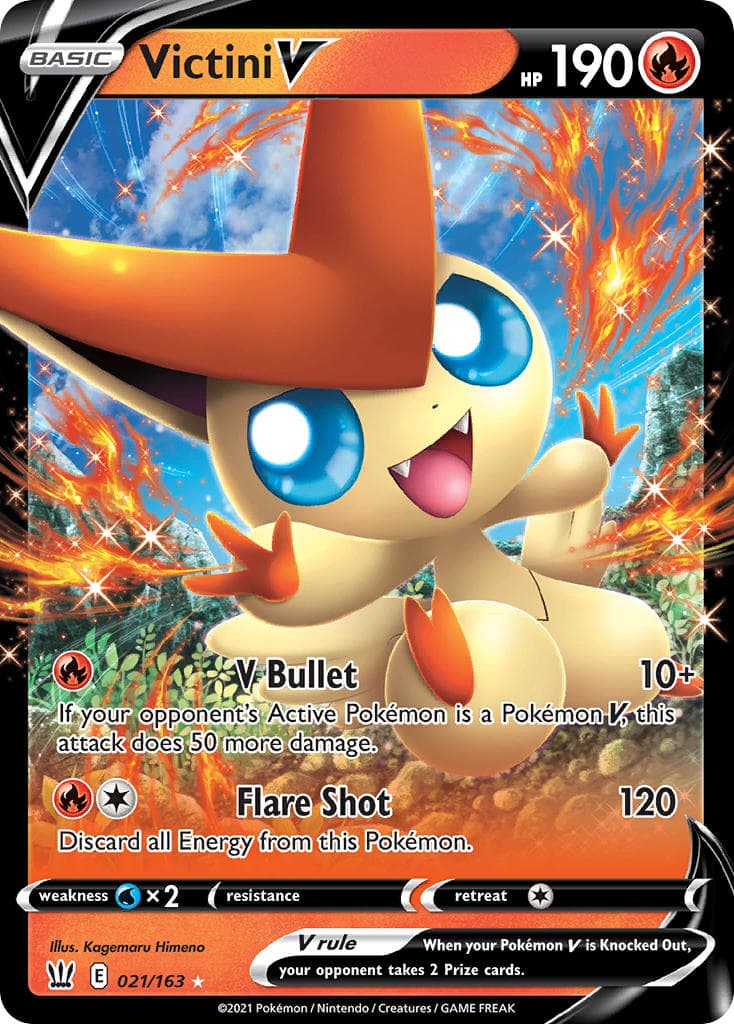 Victini V — Battle Styles Pokémon card