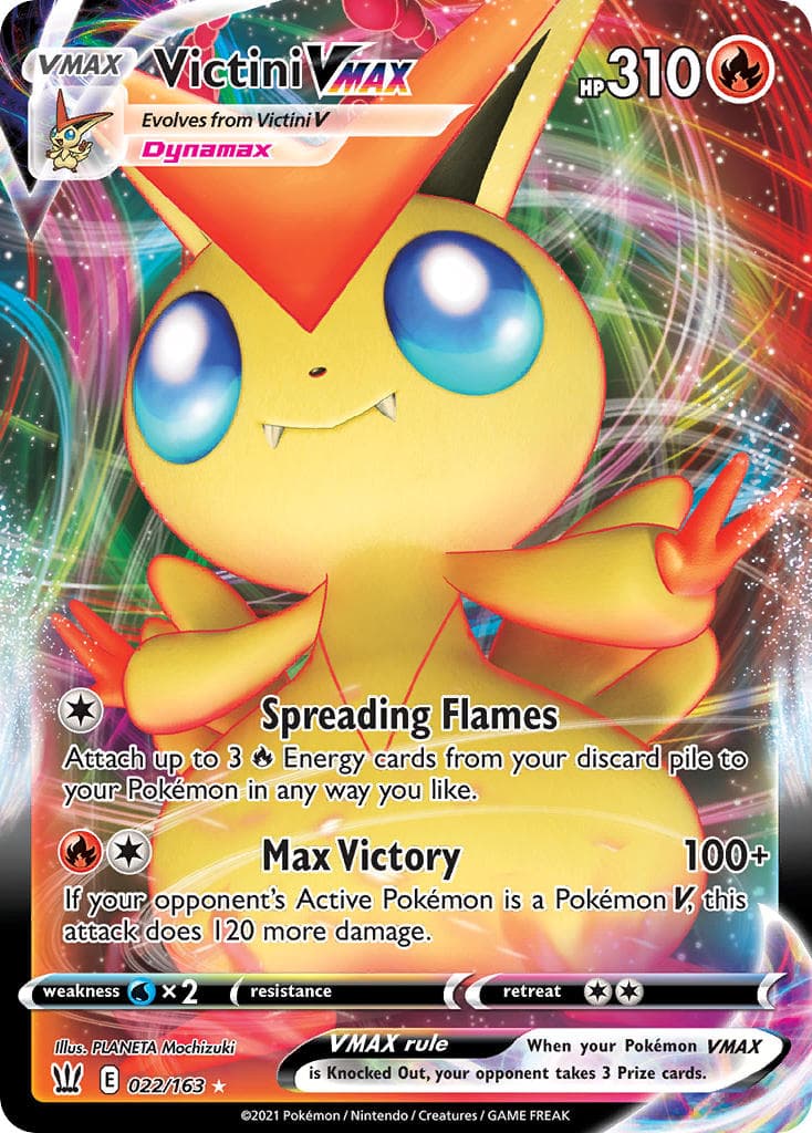 Victini Vmax — Battle Styles Pokémon card