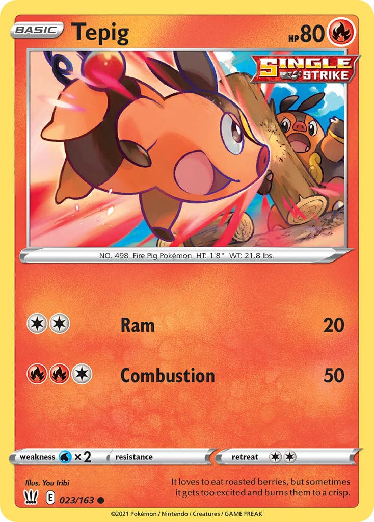 Tepig — Battle Styles