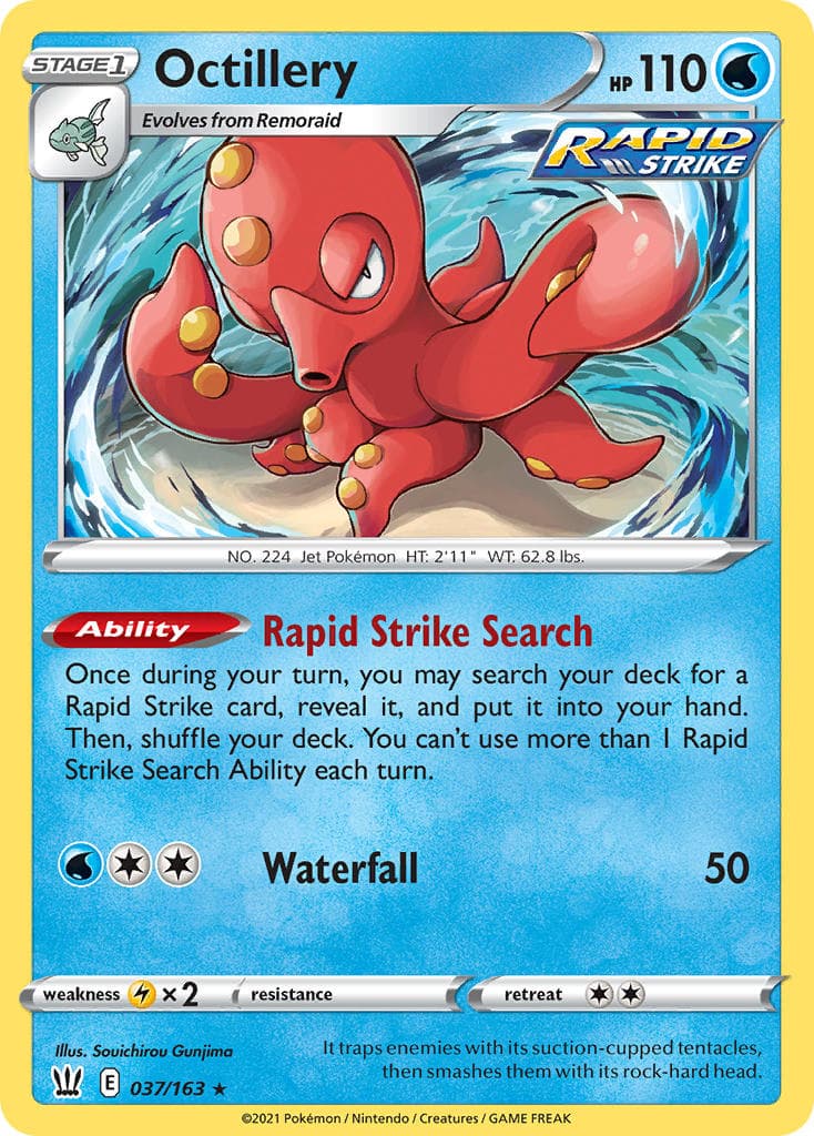 Octillery — Battle Styles