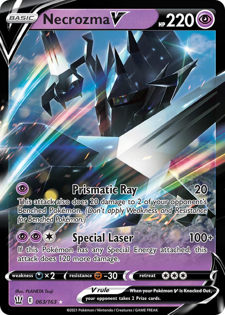 Necrozma V — Battle Styles Pokémon card