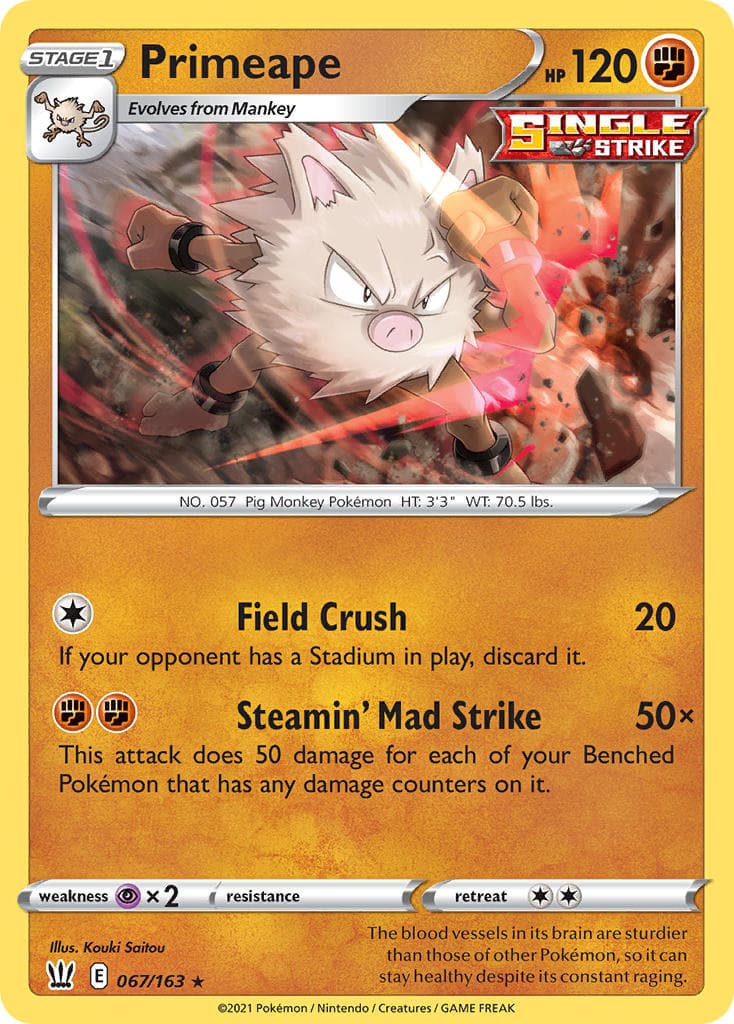 Primeape — Battle Styles