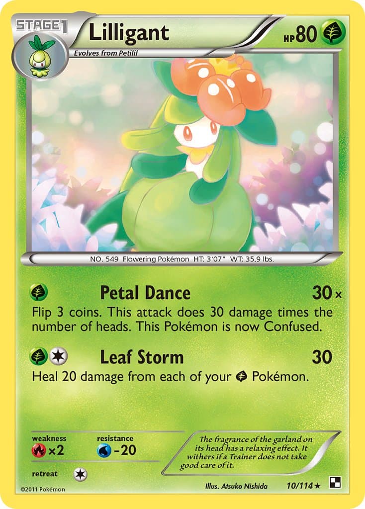 Lilligant — Black & White