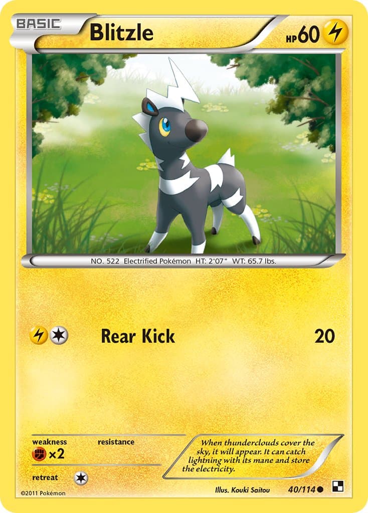 Blitzle — Black & White Pokémon card