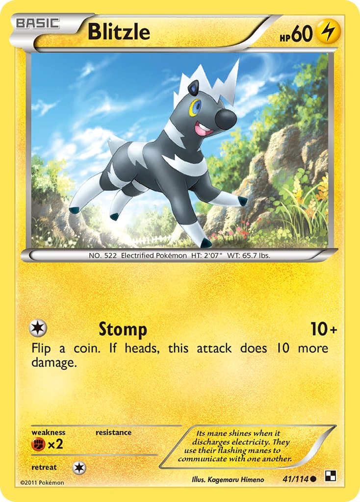 Blitzle — Black & White Pokémon card